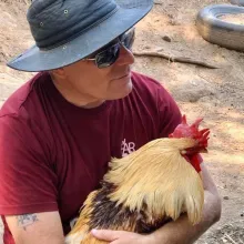 Brad King and friend